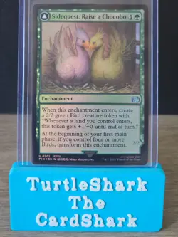 Black Chocobo Sidequest Magic the Gathering Final Fantasy Uncommon Foil FFVII - Image 2