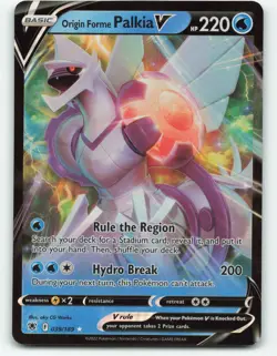 Origin Forme Palkia V 39/189 Pokemon card - Image 1