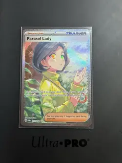 Parasol Lady Holo Pokemon TCG Card Sv04: Paradox Rift - Image 1