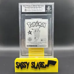 BGS 8.5 Eevee #S21 Merlin Prism / Holo Rare - Pokemon Sticker - 1999 - Image 2