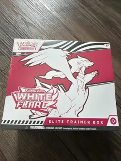 Pokemon Scarlet and Violet White Flare Elite Trainer Box ETB Sealed - Image 1