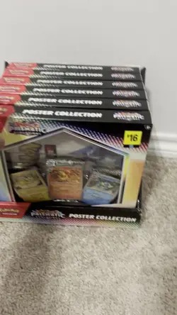 Case of 6 SEALED Pokemon S&V Prismatic Evolutions Poster Collection wDisplay Box - Image 2