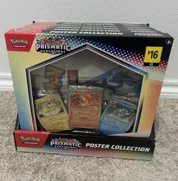 Case of 6 SEALED Pokemon S&V Prismatic Evolutions Poster Collection wDisplay Box - Image 3