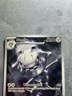 Pokemon TCG Mega Evolution Steelix Holo 150/132 Secret Rare - Image 4