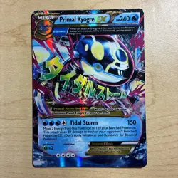 Pokemon TCG Primal Kyogre-EX Primal Clash 55/160 Holo Holo Rare EX 2014 - Image 1