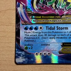 Pokemon TCG Primal Kyogre-EX Primal Clash 55/160 Holo Holo Rare EX 2014 - Image 5