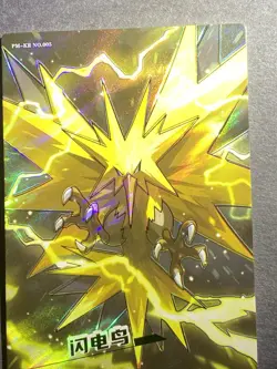 NON TCG Chinese Pokemon Elf Eif Origin Collection 3.0 KR Zapdos - Image 3