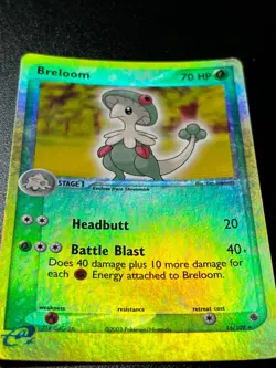 Breloom 16/109 - Ruby and Sapphire Reverse Holo Pokemon Card MP - Image 2