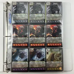 Dice Masters Dungeons & Dragons FAERUN UNDER SIEGE Binder/130 cards/super Rare - Image 1
