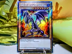 Red Eyes Black Dragon platinum secret rare foil quarter century trading card - Image 1