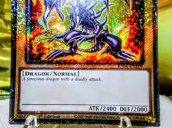 Red Eyes Black Dragon platinum secret rare foil quarter century trading card - Image 3