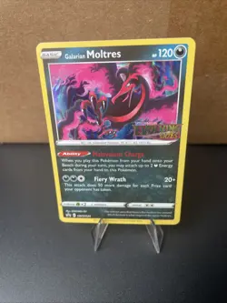 Galarian Moltres - (Prerelease) SWSH125 Sword & Shield Promo Cards Stamped NM - Image 1