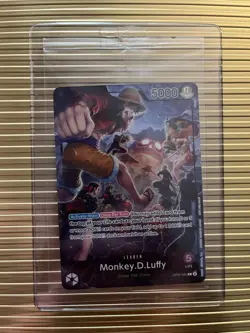 Monkey D Luffy PSA Magazine One Piece Foil Promo Card OP05-060 SEALED English - Image 1