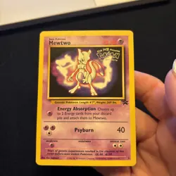 Pokemon Card - Mewtwo WB Stamped Movie Promo WOTC Promo Stamped #3 - Image 1