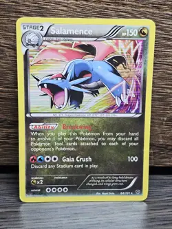 Salamence 64/101 - Plasma Blast Holo Rare - Pokemon Card TCG 2013 LP - Image 1