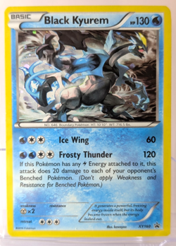 Pokemon Card - Black Kyurem XY Promos XY160 Black Star Promo Holo Near Mint - Image 1