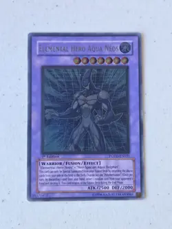 Elemental Hero Aqua Neos Ultimate Rare 1st POTD-EN031 Yugioh Card #Y49 - Image 1