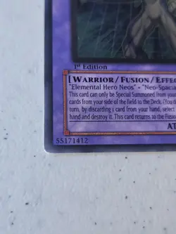 Elemental Hero Aqua Neos Ultimate Rare 1st POTD-EN031 Yugioh Card #Y49 - Image 3