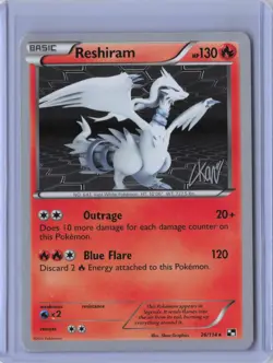 Pokemon Card Reshiram - 2011 World Championships - Christopher Kan - NM - Image 1