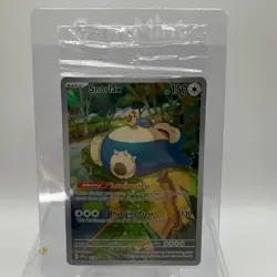 Pokemon Sealed Snorlax 51 SV Scarlet Violet Promo Card Black Star Rare Holo - Image 1