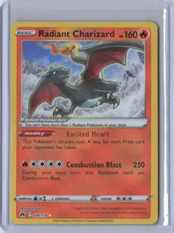 Radiant Charizard #020/159 Prize Pack Series Cards - Image 1