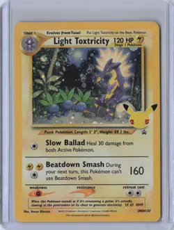 Light Toxtricity #SWSH137 SWSH: Sword & Shield Promo Cards - Image 1
