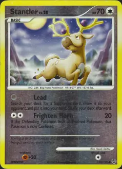 Stantler 113/132 Reverse Holo Secret Wonders Pokemon Card LP - Image 1