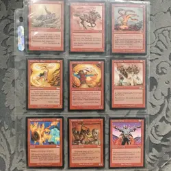 9 Different Magic Cards In Plastic, Magic The Gathering. - Image 1