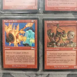 9 Different Magic Cards In Plastic, Magic The Gathering. - Image 5