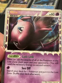 Pokemon Mew Prime Holo Card HGSS Triumphant 97/102 Beautiful Near Mint - Image 2