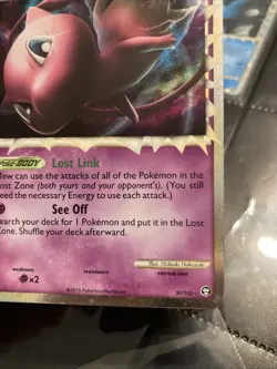 Pokemon Mew Prime Holo Card HGSS Triumphant 97/102 Beautiful Near Mint - Image 5