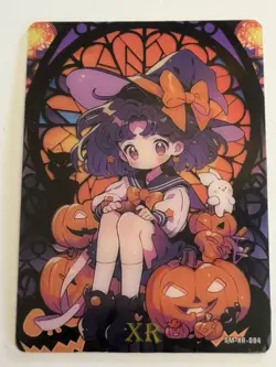 LUNA HALLOWEEN XR Transparent SM-XR-004 Sailor Moon 31st Anniversary Anime Card - Image 1