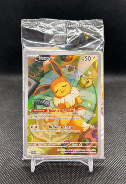 Pokemon TCG: Eevee SVP en 173 Prismatic Evolutions ETB Sealed Promo Card - Image 1