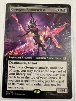 Gwenom, Remorseless (Extended Art) #0256 Marvel's Spider-Man Normal (SPM) NM - Image 1