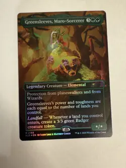 Greensleeves, Maro-Sorcerer (Rainbow Foil) Secret Lair Drop Foil - Image 1