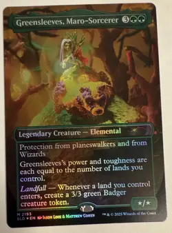 Greensleeves, Maro-Sorcerer (Rainbow Foil) Secret Lair Drop Foil - Image 2