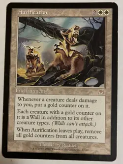 MTG - Aurification - Onslaught - Rare - MP - Magic the Gathering - Image 1