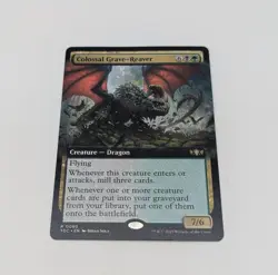 MTG Colossal Grave-Reaver - 0090 - Mint/NM - English - Extended Art Borderless - Image 1