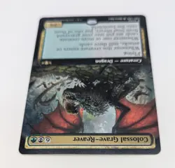 MTG Colossal Grave-Reaver - 0090 - Mint/NM - English - Extended Art Borderless - Image 4