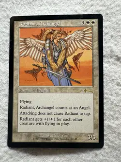 MTG - Radiant, Archangel - Urza's Legacy - LP - Free Shipping! - Image 1