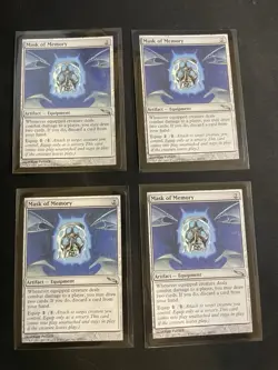 MtG X4 Mask Of Memory Mirrodin Magic the Gathering (Equipment) - Image 1