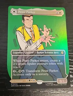 Peter Parker (0232) (Borderless) Marvel's Spider-Man Foil - Image 1