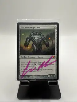 Platinum Emperion - Artist Signed - Scars of Mirrodin - Mythic - MTG - NM - Image 1