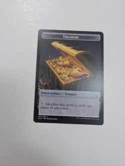 MTG - Treasure 017 (One-Sided) Token - Baldur's Gate NM/M Condition - Image 1