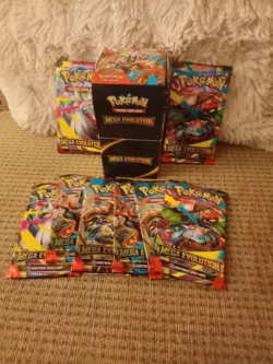 Pokemon Mega Evolution Booster Box Temporal Forces & Phantasmal Flames, 27 Packs - Image 1