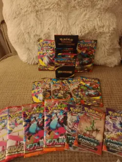 Pokemon Mega Evolution Booster Box Temporal Forces & Phantasmal Flames, 27 Packs - Image 3