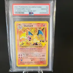 Pokemon Charizard Celebrations 4/102 Classic Holo Rare PSA 10 GEM MINT - Image 1