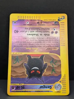 Gengar 048/165 Expedition Base Set Reverse Holo Ultra Rare Pokemon TCG LP+ - Image 4