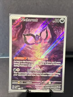 Pokemon TCG Pecharunt SVP 129 Black Star Promo SEALED Shrouded Fable Full Art NM - Image 1