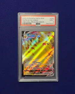 PSA 9 Pikachu VMAX #286 SWSH Promo Crown Zenith 2023 Pokemon MINT - Image 1